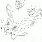 LT-A500X,Z Front grille (lt-a500xl4 p28)