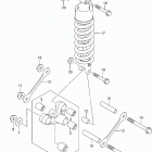 DL650A Rear cushion lever (dl650al4 e28)