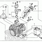 CB300F КОРПУС ДРОССЕЛЬНОЙ ЗАСЛОНКИ