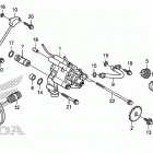 VT1300CR Масляный насос и фильтр
