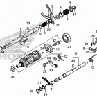 SXS1000M5P Gearshift fork (sub      transmission)