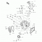 KLX110L (KLX110-DGF) ГОЛОВКА ЦИЛИНДРА