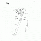 KLX140 (KLX140-AGF) Подножка