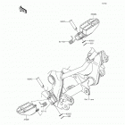 KLX140L (KLX140-BGF) Подножки