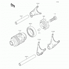 KX85 (KX85-CGF) Шестерни   /  вилки переключения