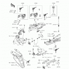 Z800 ABS (ZR800-BGF) Замок зажигания  /  замки  /  отражатели