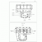 Z800 ABS (ZR800-BGF) Болты крепления картера