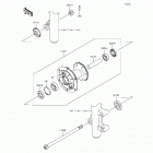 KLX140L (KLX140-BFF) Передняя ступица