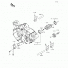 KX250F (KX250-ZFF) Шестерни   /  вилки переключения