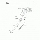 Ninja 650 ABS (EX650-FFF) Подножка