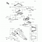 Ninja ZX-10R 30th Anniversary Edition (ZX1000-JFF) Боковые крышки  /  крышка цепи
