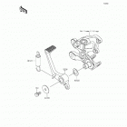 Ninja ZX-14R ABS  (30th) (ZX1400-FFFB) Педаль тормоза