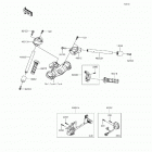 Ninja ZX-14R ABS  (30th) (ZX1400-FFFB) Руль