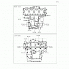 Ninja ZX-14R ABS  (30th) (ZX1400-FFFB) Болты крепления картера