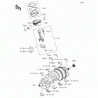 Ninja ZX-14R ABS  (30th) (ZX1400-FFFB) Crankshaft  /  piston(s)