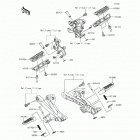 Ninja ZX-14R ABS  (30th) (ZX1400-FFFB) Подножки