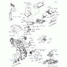 Ninja ZX-14R ABS  (30th) (ZX1400-FFFB) Рама ,крепежные детали