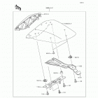 Ninja ZX-6R ABS 30th Anniversary Edition (ZX636-FFFA) Accessory(single seat cover)