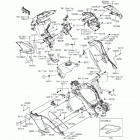 Versys 1000 LT (KLZ1000-BFF) Обтекатель цепнральный