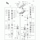 Vulcan 1700 Voyager ABS (VN1700-BFF) Передняя вилка