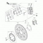 Z1000 ABS (ZR1000-GFF) Передний тормоз