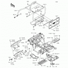 Mule 610 4x4 SE Fleet (KAF400-GGF) Guards  /  cab frame