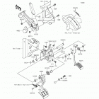 Mule PRO-FX EPS LE (KAF820-GGF) Brake pedal  /  throttle lever