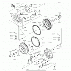 Mule 4010 Trans4x4 (KAF620-RFF) Front hubs  /  brakes