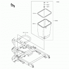 Mule 610 4x4 XC (KAF400-DFF) Optional parts(frame)