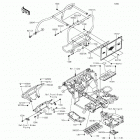 Mule 610 4x4 XC SE (KAF400-FFF) Guards  /  cab frame