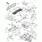 Mule PRO-FXT EPS (KAF820-BFF) Frame fittings(rear)(bff)