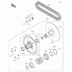 Teryx4 Camo (KRT800-DFF) Driven converter  /  drive belt