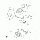 Brute Force 300 (KVF300-CGF) Цилиндр(ы) /  поршень