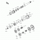 Brute Force 750 4x4i EPS (KVF750-JFF) ТРАНСМИССИЯ