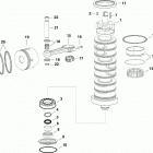 200 - (60 V6, 2.6 L) E200DPLIND - (60 V6) Коленчатый вал , поршни