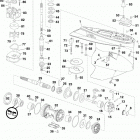 200 - (60 V6, 2.6 L) E200DPXIND - (60 V6) Gearcase, m2-type