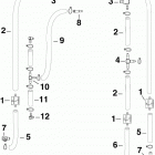 200 - (60 V6, 2.6 L) E200DPXIND - (60 V6) Шланги рециркуляции масла