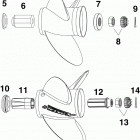 200 - (90 V6, 3.3 L) E200HCXINE - (90 V6, 3.3 L) Гребной винт ,все V6