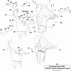 200 - (90 V6, 3.3 L) E200HVLINM - (90 V6, 3.3 L) Нижний кожух двигателя