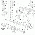 225 E225DPZINS Gearcase, m2-type