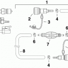 55 E55MJRLINB Fuel hose & primer bulb assy