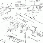 65 E65WDRLINM Tiller arm (dt, wdr)