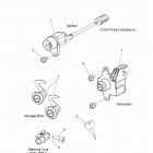 T16AAS/AAP SLINGSHOT ALL OPTIONS Electrical, ignition switch  /  lock set