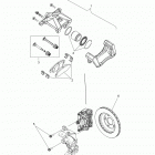 T16AAS/AAP SLINGSHOT ALL OPTIONS Тормоза суппорт передний
