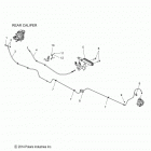 T16AAS/AAP SLINGSHOT ALL OPTIONS Brakes, rear brake line and park brake