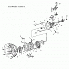 T16AAS/AAP SLINGSHOT ALL OPTIONS Drive train, transmission case comp.