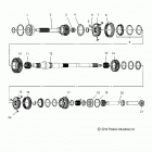 T16AAS/AAP SLINGSHOT ALL OPTIONS Drive train, transmission, input and main shaft