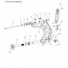 T16AAS/AAP SLINGSHOT ALL OPTIONS Suspension, rear asm.