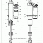 Z16VAA87/E87/X87 RZR 900 50/55 INCH ALL OPTIONS Suspension, front shock internals