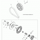 Z16VAA87/E87/X87 RZR 900 50/55 INCH ALL OPTIONS Вторичная муфта сцепления